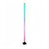 Lampa stojąca RGB, muzyczna Czarna, TUYA + pilot, zasilanie USB