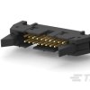 Listwa stykowa PCB 20-pinowe AMP-LATCH raster: 2.54 mm Kąt prosty 2-rzędowe TE Connectivity Otwór przelotowy 250 V W