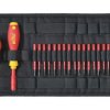 Wkrętak i zestaw bitów slimVario® mieszany 19-częściowy z torbą rozkładaną 41231 WIHA