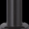 960 698 01 Base with pipe for floor mounting, black