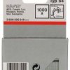 Zszywki płaskie typ 54, 12,9 x 1,25 x 8 mm Bosch Accessories 2609200219, N/A, Wymiary (D x S) 8 mm x 12.9 mm, 1000 szt.