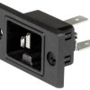 Schurter 3-142-755 Złącze męskie IEC, styki: 3, 294, 6.5 mA, 1 szt.