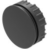 Blind cover, Ø 36 mm, black, 704.964.8