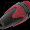 BXX-2-RED XLR clamping sleeve, anti-kink sleeve, red
