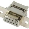 Złącze D-Sub 25-pinowe Żeński Proste Montaż na kablu raster 2.77mm