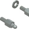 Locking pin, UNC 4-40 for snap lock, 16-002190E