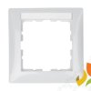 BERKER B.KWADRAT Ramka 1 pojedyncza z polem opisowym biały połysk 10118919 HAGER