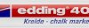 Edding 4095 4-4095011 Marker kredowy jasnozielony 4 mm, 15 mm