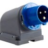 Wtyk Przemysłowy Stały Odbiornikowy 16A 3P Ip44 /Fe/