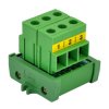 Screw Mount 52Amp 300V 3 Position Screw Terminal Block Distribution Module