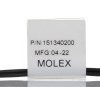 Molex Kabel przewód-płytka 2 15134 Żeńskie 125 V Pico Blade 50 mm 2 Czarny Żeńskie Pico Blade