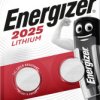 Ogniwo guzikowe CR 2025 Energizer CR2025 3 V 2 szt. 163 mAh litowe