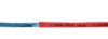 Kabel telefoniczny, 100m, 1-parowy, ekranowany, Czerwony 180 V AC, RS PRO, Odporność na ogień 2