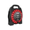 Faithfull Power Plus FPPCR10MSE Semi-Enclosed Cable Reel 240V 13A 4-Socket 10m