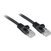 LINDY 48196 RJ45 Patch Cable Cat.6 U/UTP 7.5m Black Snagless