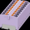 3273850 PTFIX distributor block, 18x4, violet