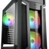 Sharkoon Sharkoon VG6-W RGB - Tower - ATX - Seitenteil mit Fenster (Acryl) Midi Tower Obudowa do komputera czarny