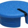 Front cap, with line, blue, KKS, for rotary knobs size 16, A4116106