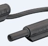 Przewód pomiarowy 2 mm 65.9179-030-21, PVC, 10A, 600V, kolor: Czarny, dł. 300mm, CAT II 600V, Staubli