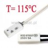 Termostat bimetaliczny NO 115C 5A/250V KSD9700