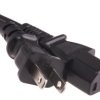 Przewód zasilania złącze A: IEC C17, złącze B: Wtyk japoński typu A 2m 7 A 125 V Czarny