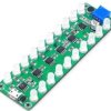 Wskaźnik wysterowania audio LED z mikrofonem USB equalizer zielony