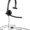 Słuchawki nauszne z mikrofonem USB A