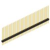 Pin header, 35 pole, pitch 2.54 mm, straight, black, SL 1 230 35 G