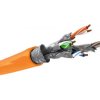 CAT 7A kabel sieciowy, S/FTP (PiMF), pomarańczowy...