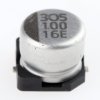 Kondensator 100μF 16V dc SMD NIC Components roztaw: 2.2mm 6.3 (Dia.) x 5.5mm