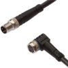 Kabel Konfekcjonowany Obustronny Złącze M8 Żeńskie 3-Pinowe Kątowe M8 Męskie...