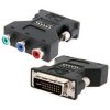 Adapter - przejściówka DVI wtyk / RCA 3x gniazdo