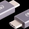 BS13-60004 USB 4.0 adapter, C connector > socket, metal