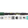 Kabel sterujący chainflex CF5 liczba żył 7 Nieekranowany Igus 0.5 mm² 20 AWG średnica zew 8 mm Zielony 100 m Polichlorek
