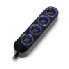 Shelly Power Strip 4 Gen4 - Inteligentna listwa zasilająca - czarna