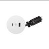 Meblowa ładowarka USB A+C 18W Simon 400 Flash 60