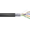 Kabel Teleinformatyczny F/Utp Kat.6 Pe Awg 23/1 Szpula Czarny Zewnętrzny...