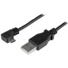 StarTech.com USBAUB50CMRA Micro-USB Charge-and-Sync Cable M/M - Right-Angle Mic