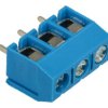 Łączówka; XY306A-03P 5.0mm; AK306; 3 tory; R=5,00mm; 10mm; 17,5A; 250V; przewlekany (THT); proste; otwór kwadratowy; śruba maszy