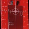 758831 Target board for line lasers and distance meters, red