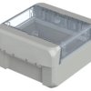 PC enclosure, (L x W x H) 89 x 80 x 47 mm, light gray (RAL 7035), IP66, 96021115