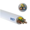 Przewód YDY 3x6 mm2 (450/750V) instalacyjny okrągły biały NYM-O (bębnowy) 13025034/B NKT