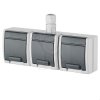 AQUANT Gn. 3x2P+Z IP65 szare EPN 0476