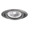 Oczko halogenowe, oprawa sufitowa punktowa ruchoma ARGUS CT-2115-GM 12V 50W MR16 Gx5.3 IP20 grafitowa 00334 KANLUX