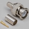 BNC plug 50 Ω, RG-58/U, crimp connection, straight, 0401000/D
