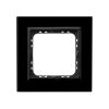 Ramka pojedyncza R-1RGC/32/25 czarne szkło Sonata Prestige Ospel