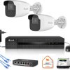 Zestaw monitoringu Hilook 2x kamera IPC-B440H(4mm)(C) z dyskiem 2TB