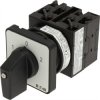 Reversing switch, rotary actuator, 3 pole, 20 A, (W x H x D) 48 x 48 x 95 mm, flush mounting, 091047