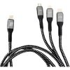 IWH 19057 IWH USB cable USB-C Micro-A Lightning plug 1.20 m