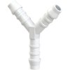 Y hose connection nozzle, 10 bar, POM, for hose, 111042